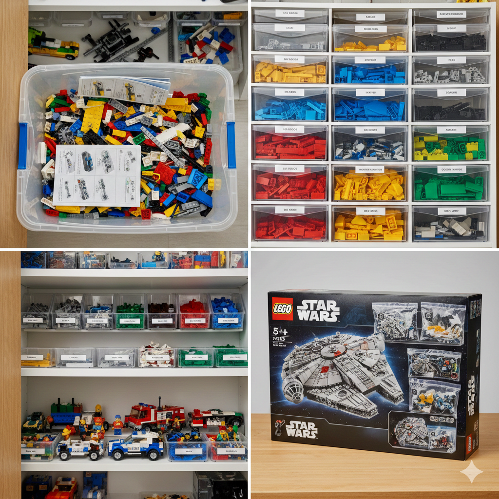 LEGO Database - structured LEGO Star Wars set with numbered bags and instructions