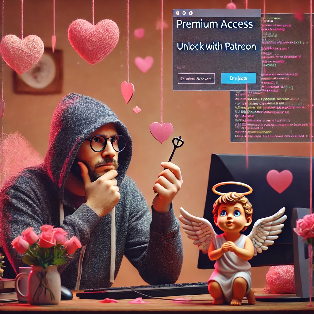 ChatGPT generated Splash image for PatreonWare